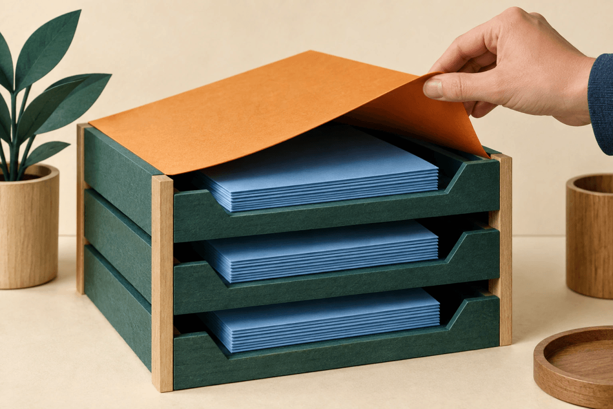 A cover represents a delete marker hiding an object while earlier versions remain beneath it.